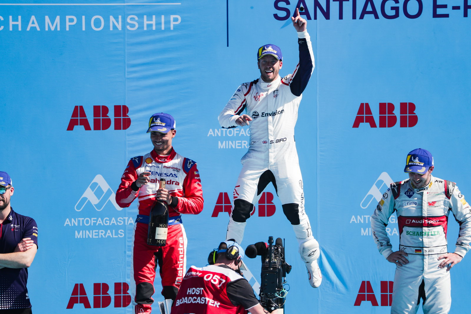 Sam Bird wins FE Santiago E-Prix after Buemi crashes out of lead