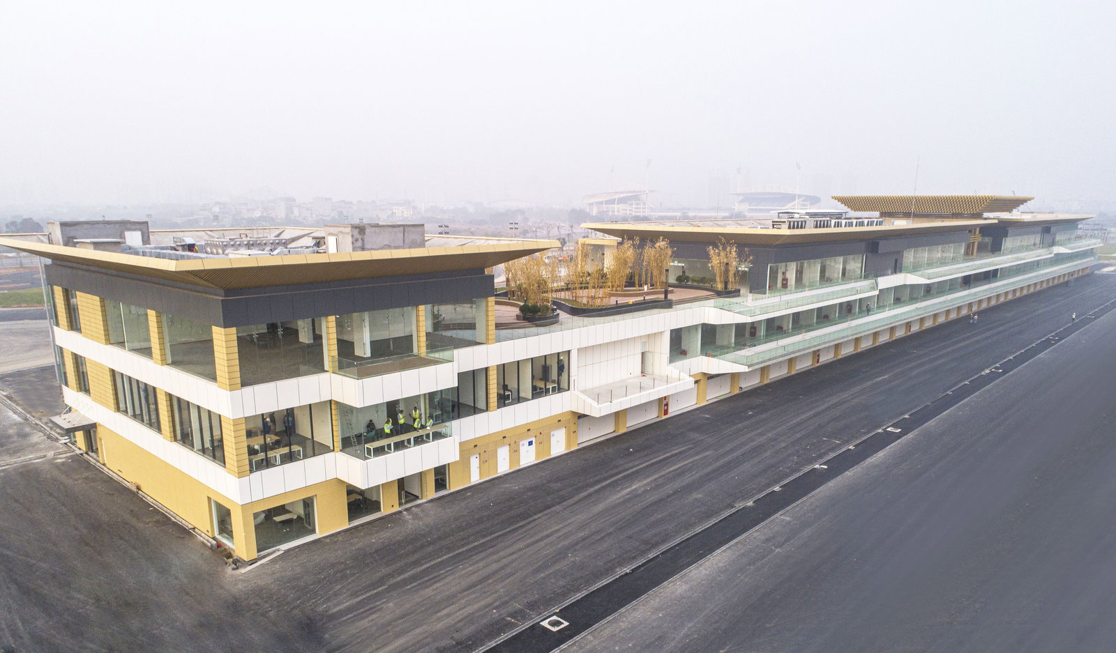 Pit building completed for inaugural Vietnam Grand Prix