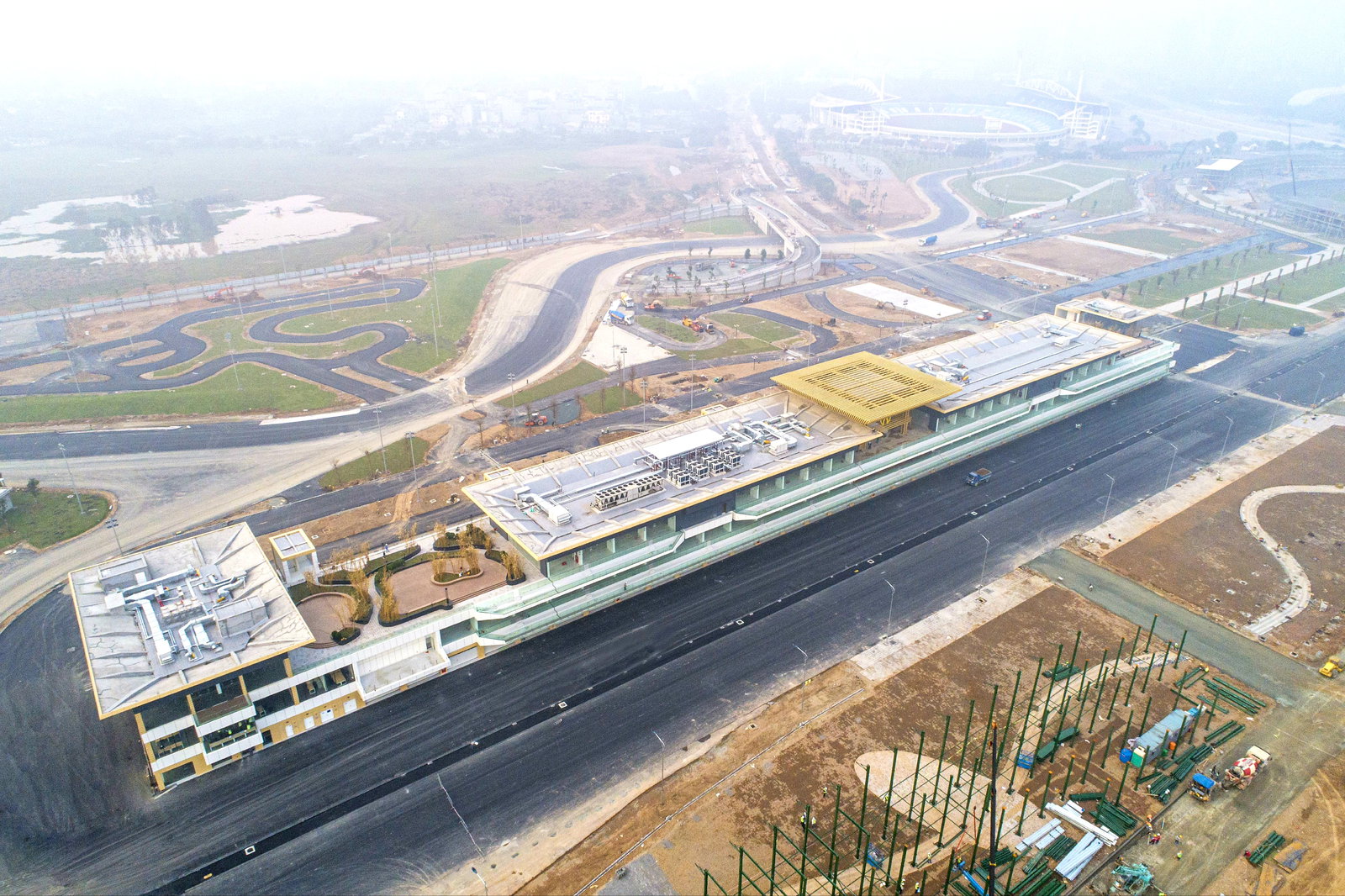 Pit building completed for inaugural Vietnam Grand Prix
