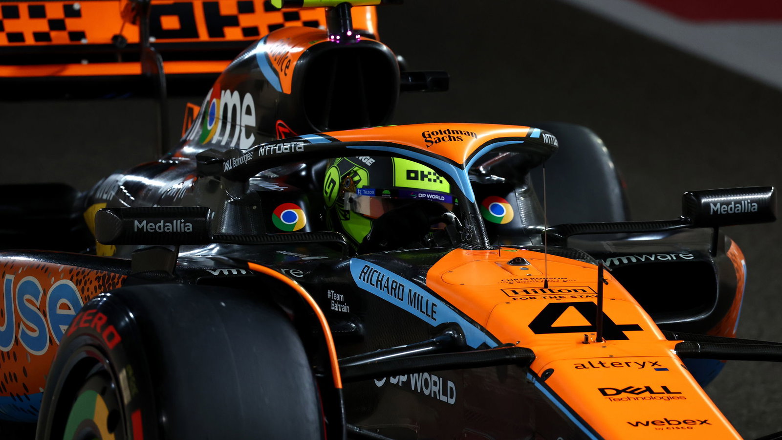 Lando Norris at the 2023 Abu Dhabi Grand Prix
