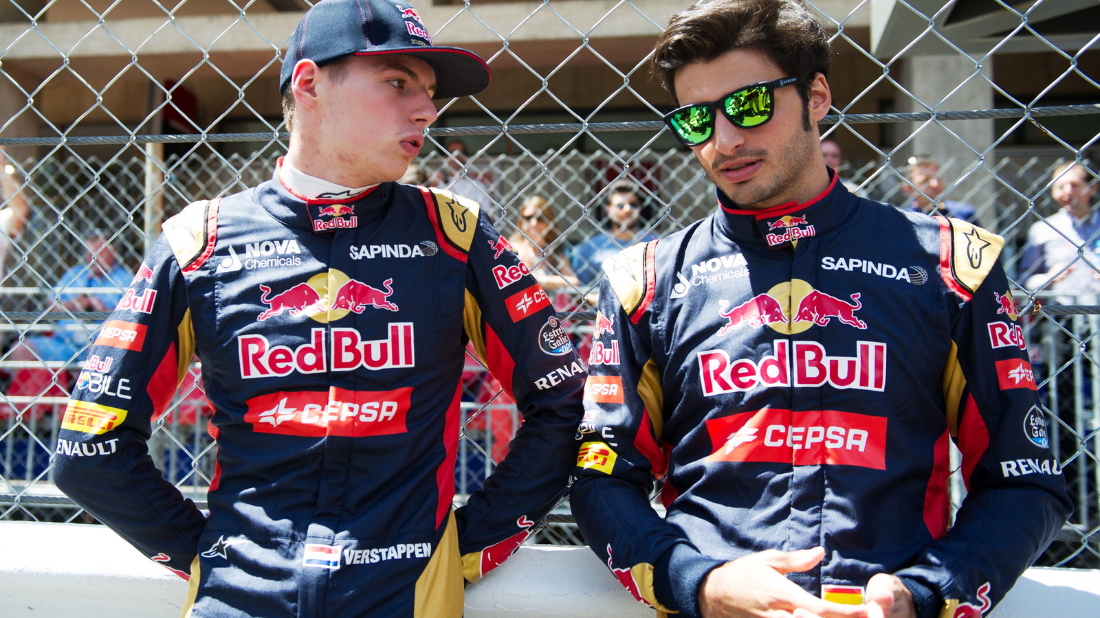 Carlos Sainz and Max Verstappen made their F1 debuts as teammates
