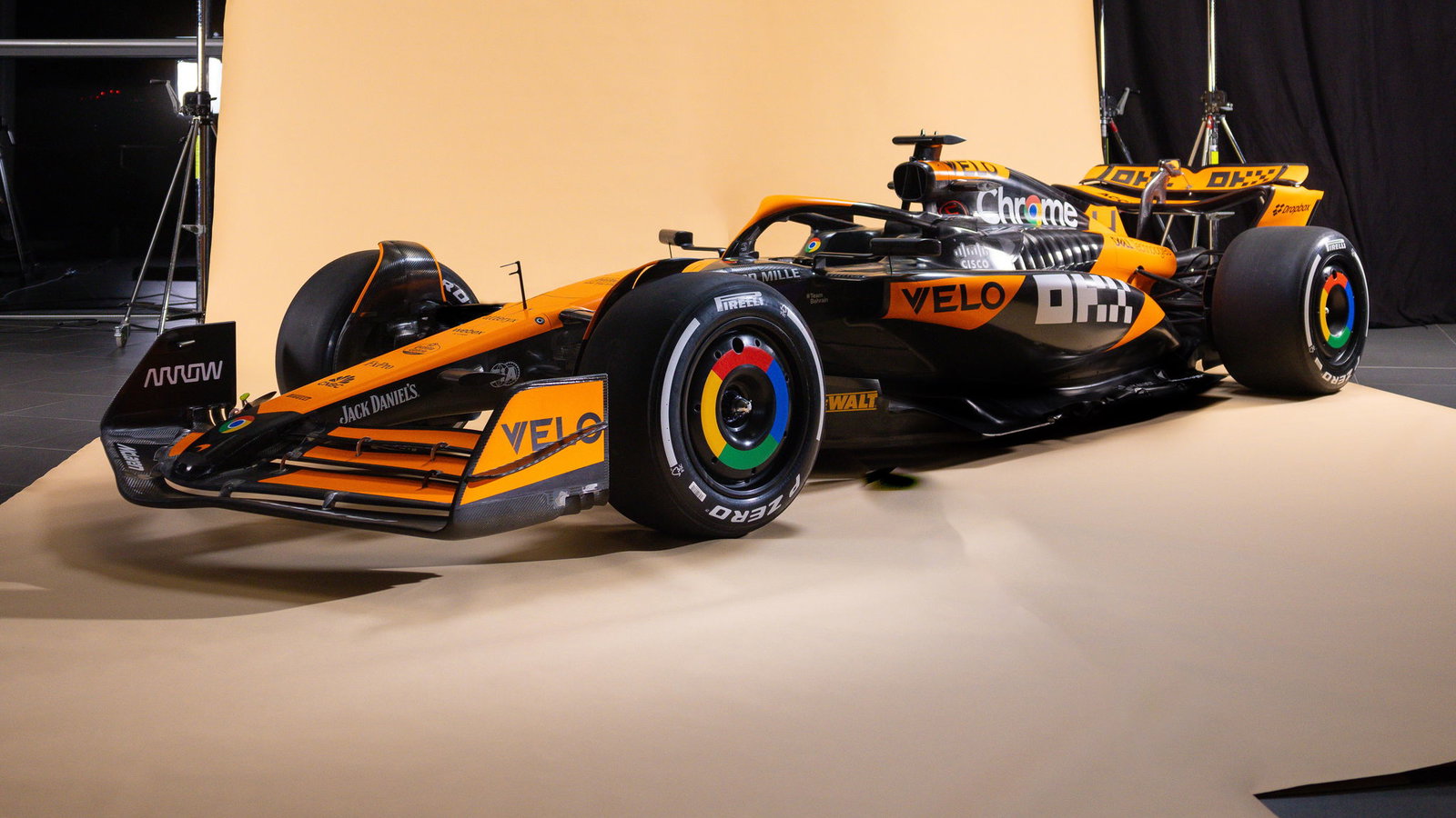 McLaren's MCL38 F1 car