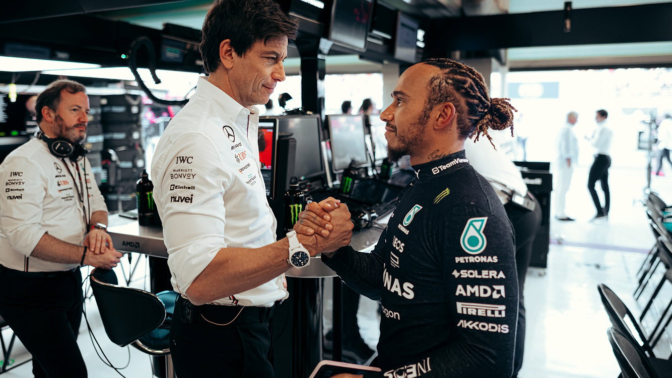 Lewis Hamilton and Toto Wolff have worked together for a decade.