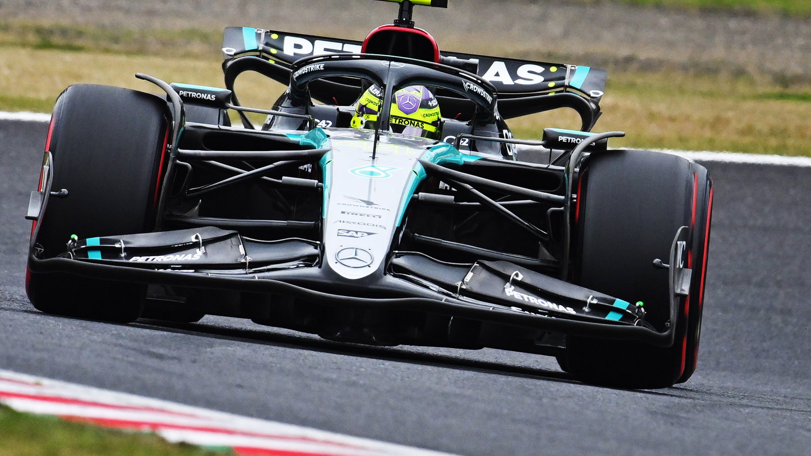 Lewis Hamilton was upbeat about Mercedes' W15 F1 car