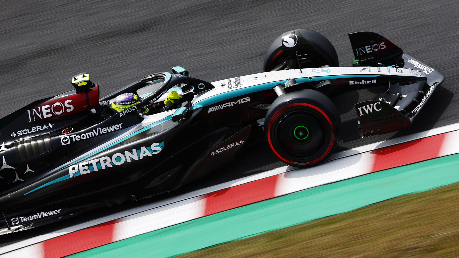Lewis Hamilton at the 2024 Japanese Grand Prix 