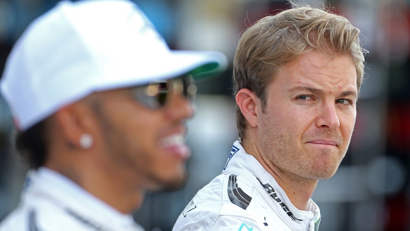 Lewis Hamilton and Nico Rosberg