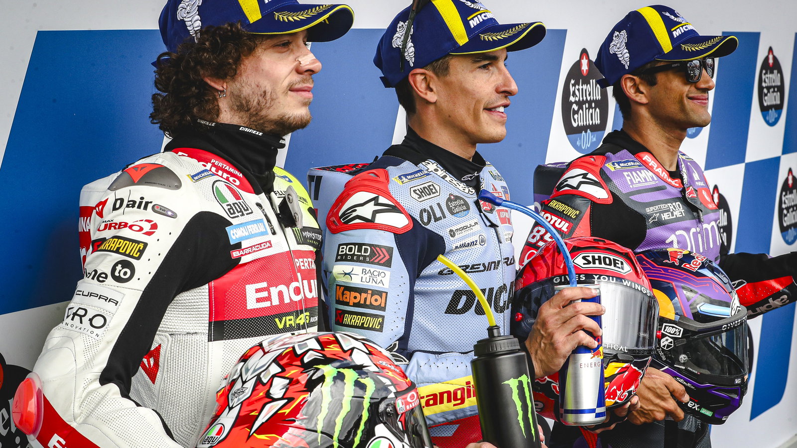 Marco Bezzecchi, Marc Marquez, Jorge Martin
