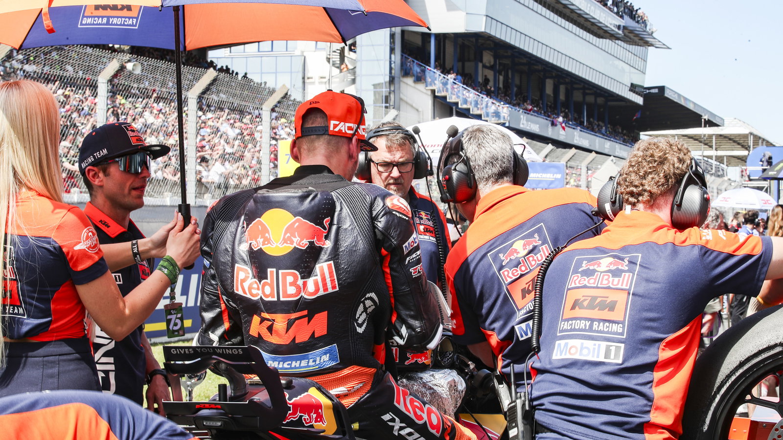 Brad Binder, last on grid, 2024 French MotoGP Sprint