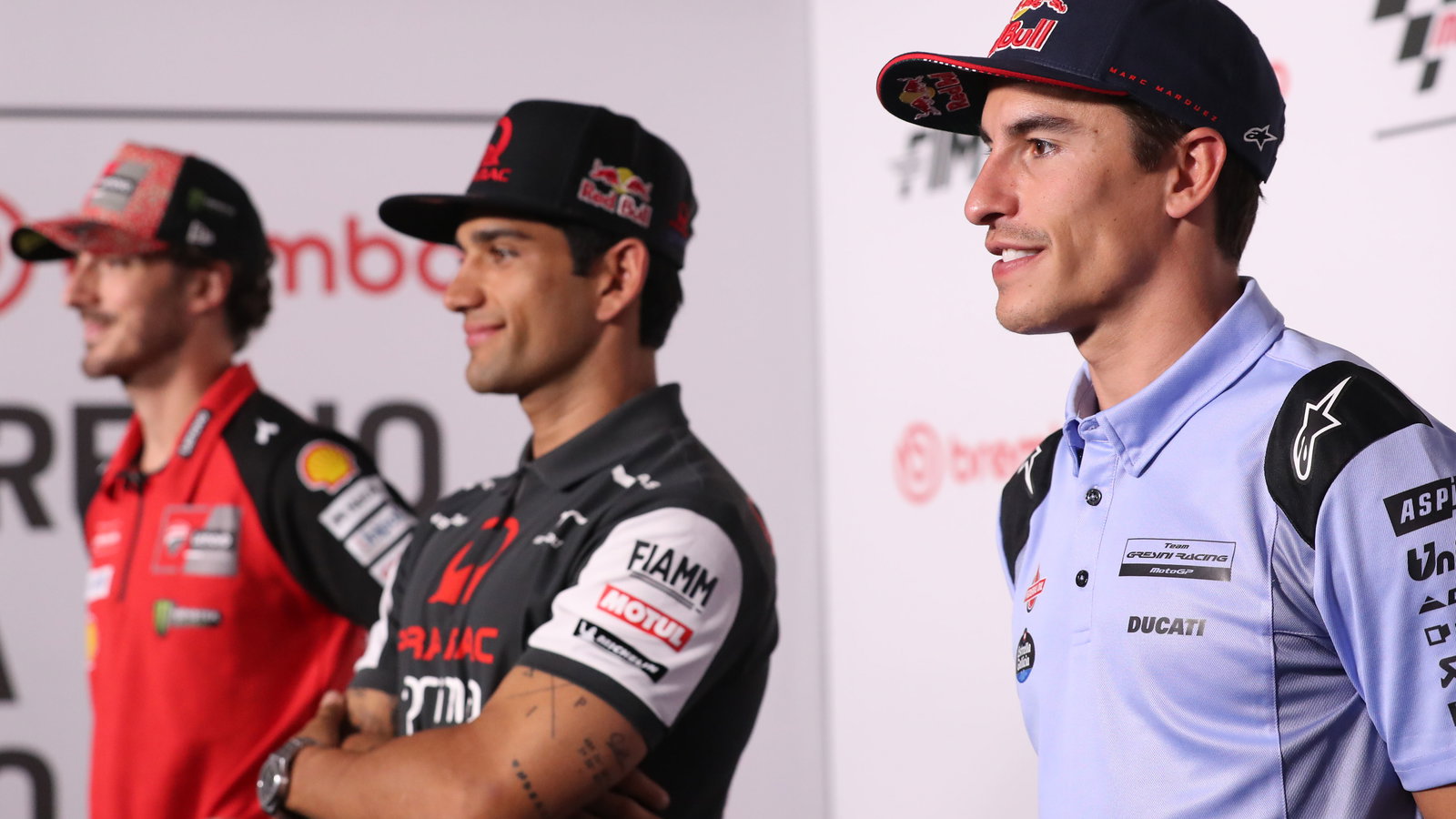 Marc Marquez, Jorge Martin, Francesco Bagnaia, 2024 Italian MotoGP