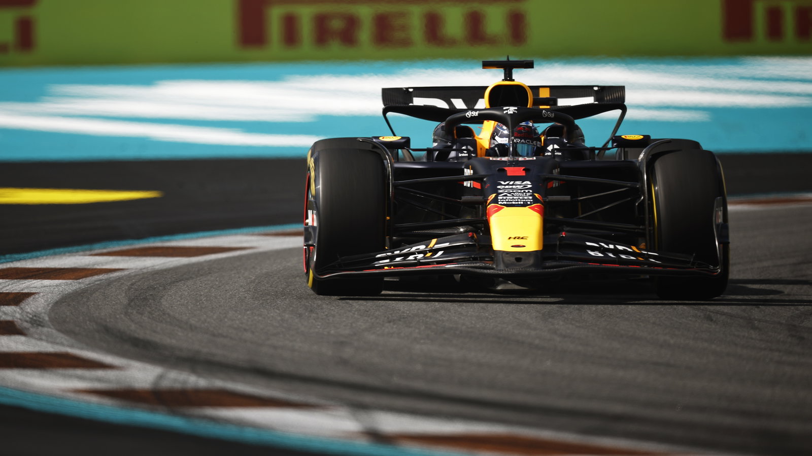 Max Verstappen claimed pole for the Miami sprint race
