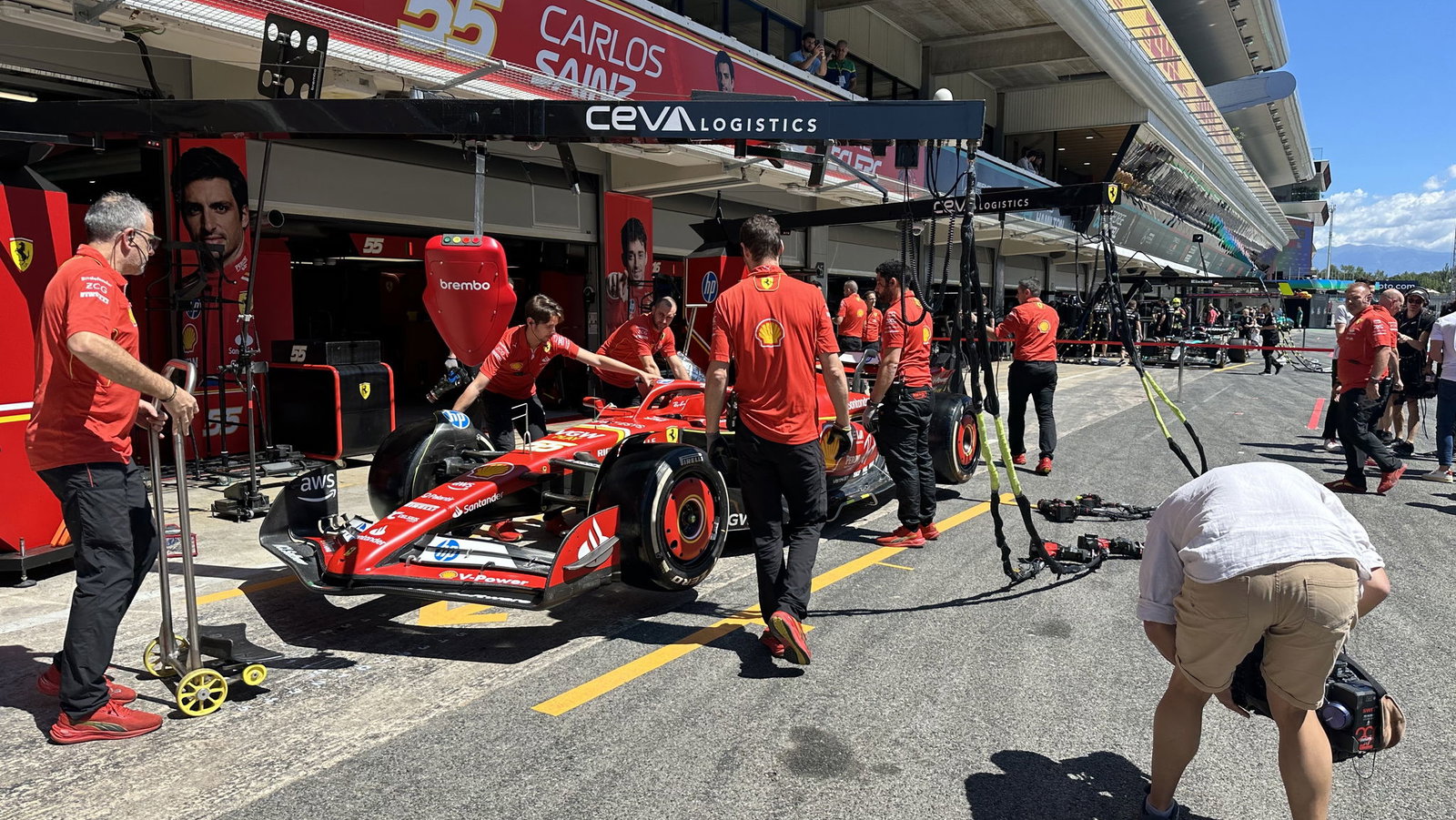 Ferrari at Spanish Grand Prix