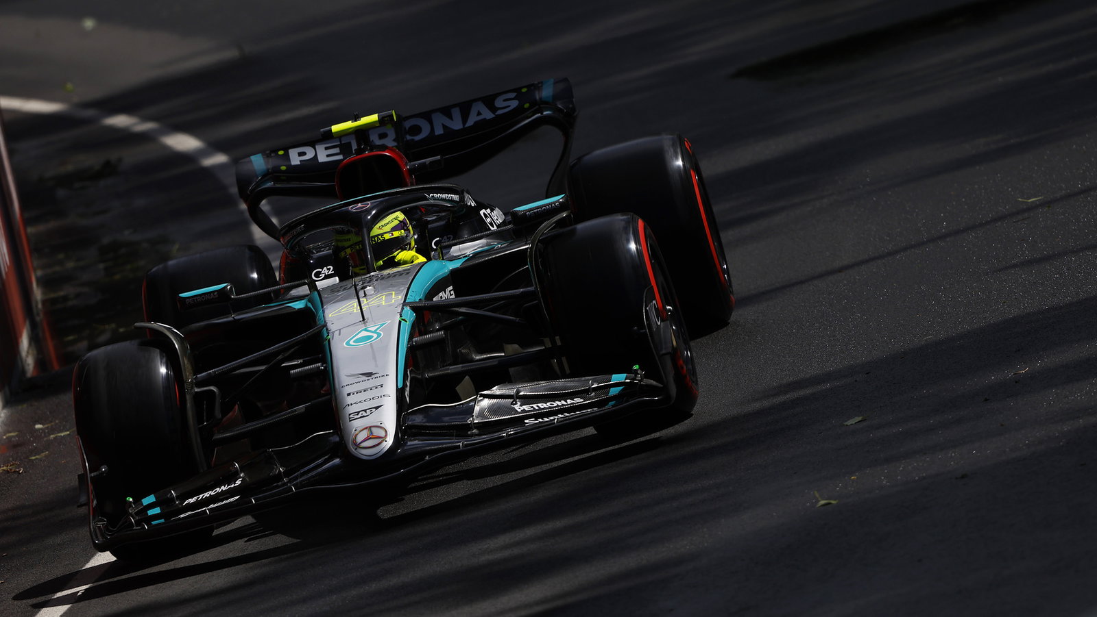 Lewis Hamilton at the 2024 Canadian Grand Prix