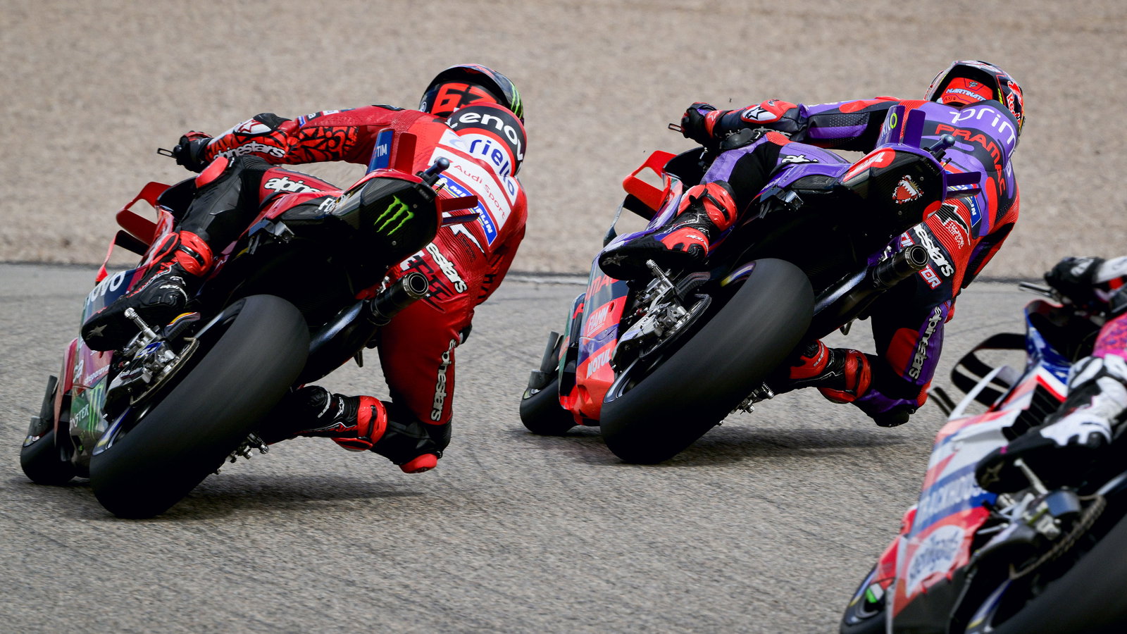 Bagnaia, Martin, 2024 German MotoGP