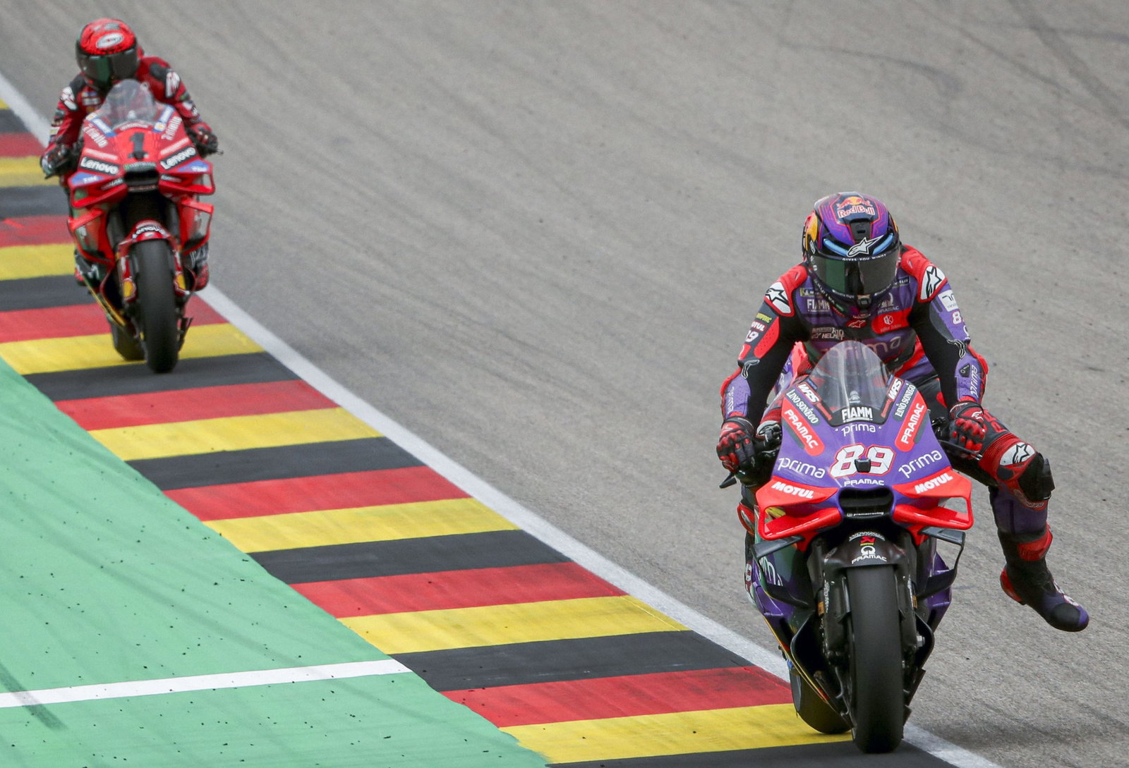 Jorge Martin, Francesco Bagnaia, 2024 German MotoGP