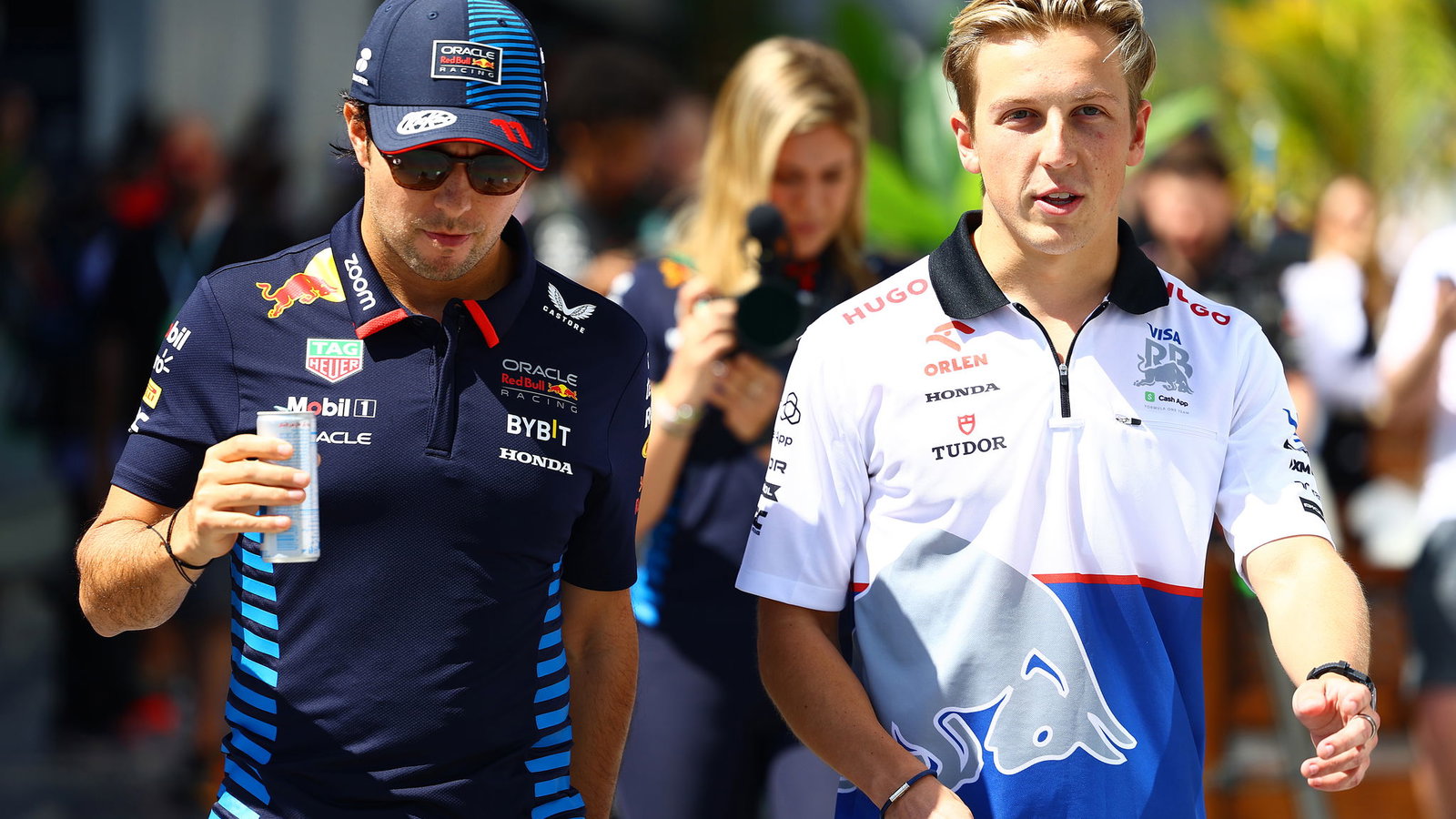 Sergio Perez & Liam Lawson 