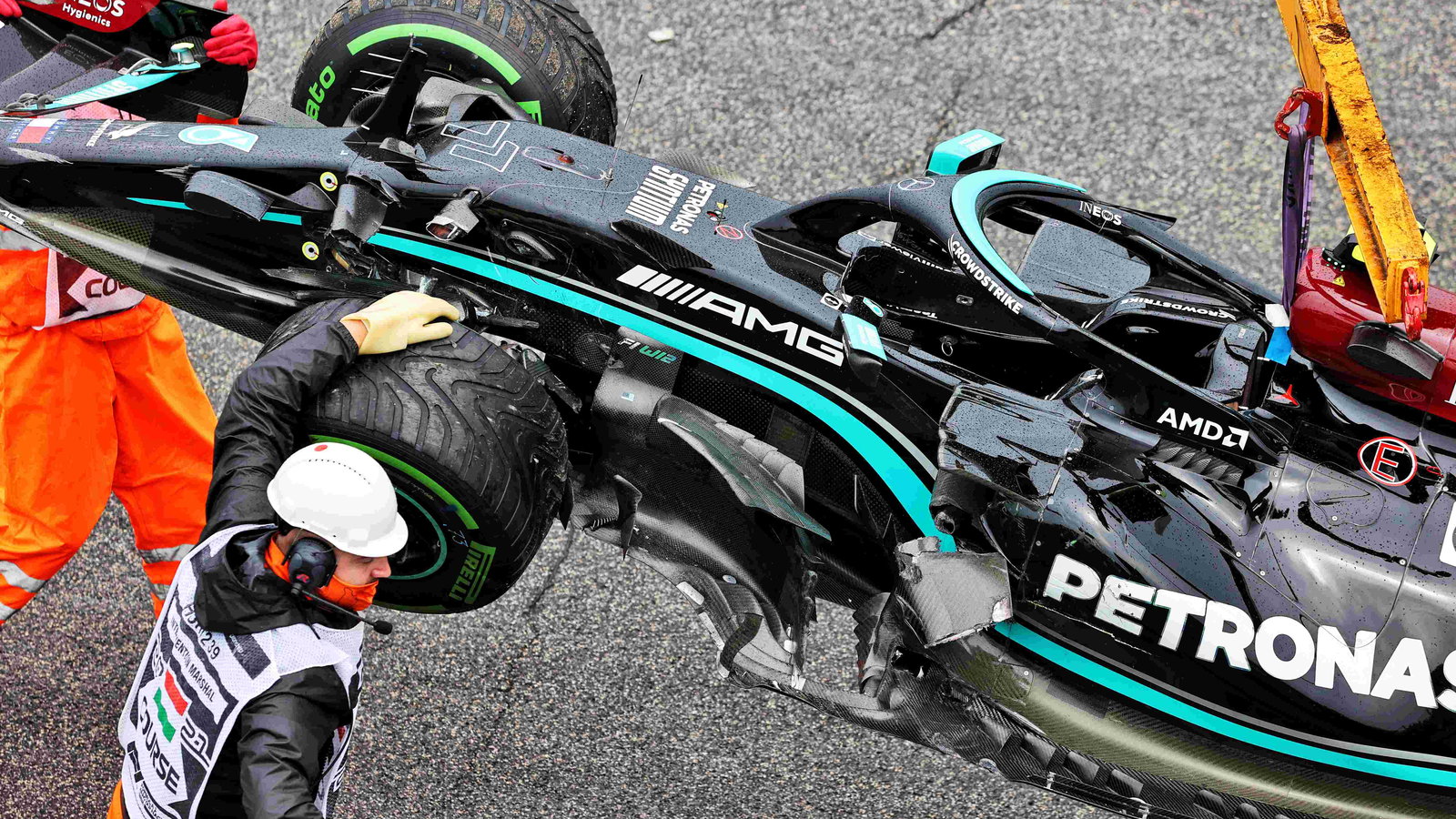 Bottas in 2021 in Hungary