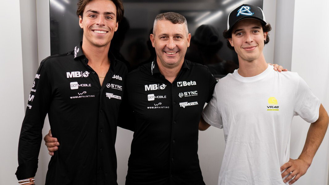 Alonso Lopez, Luca Boscoscuro and Celestino Vietti. Credit: Speed Up.