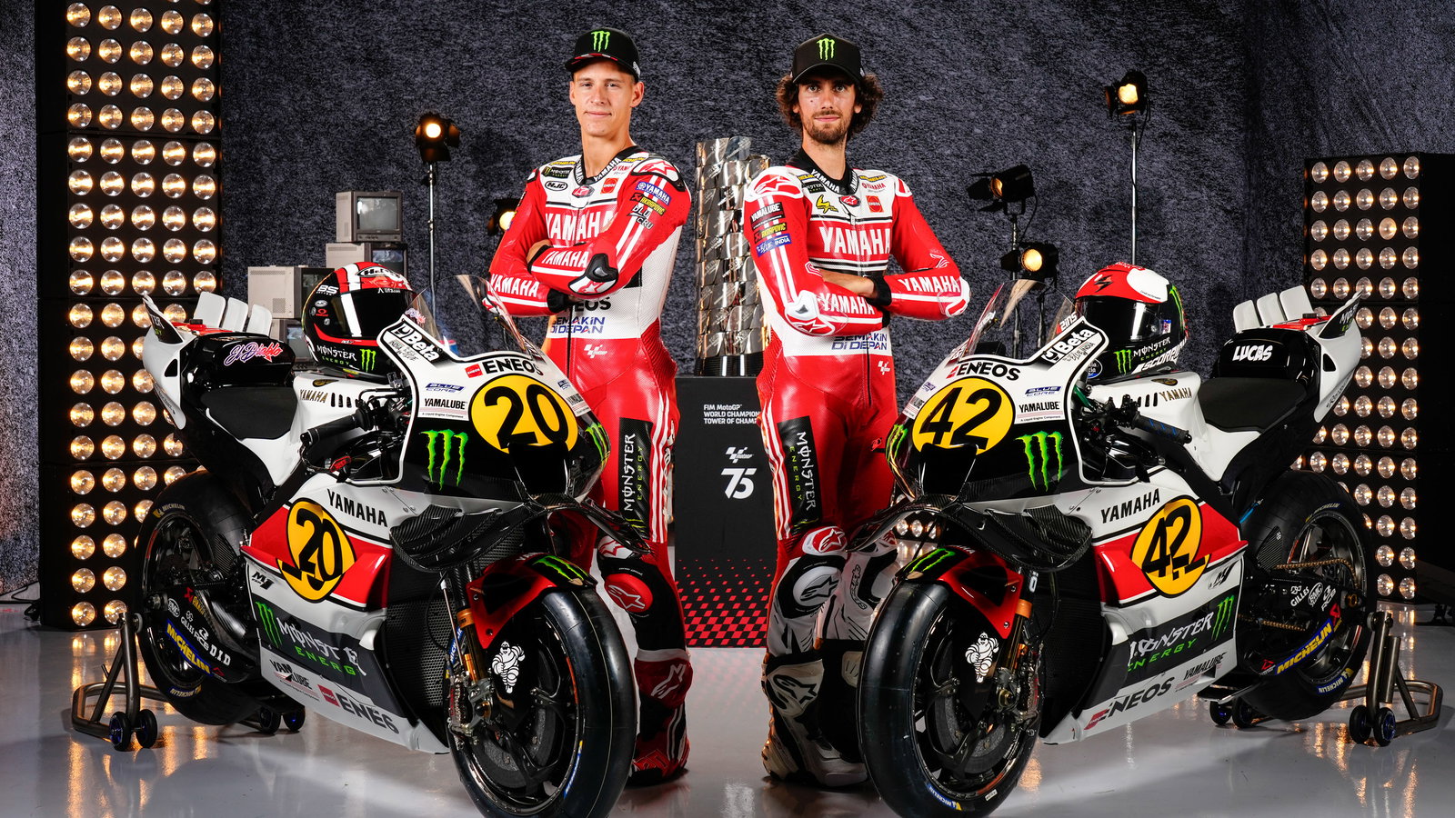 Fabio Quartararo and Alex Rins