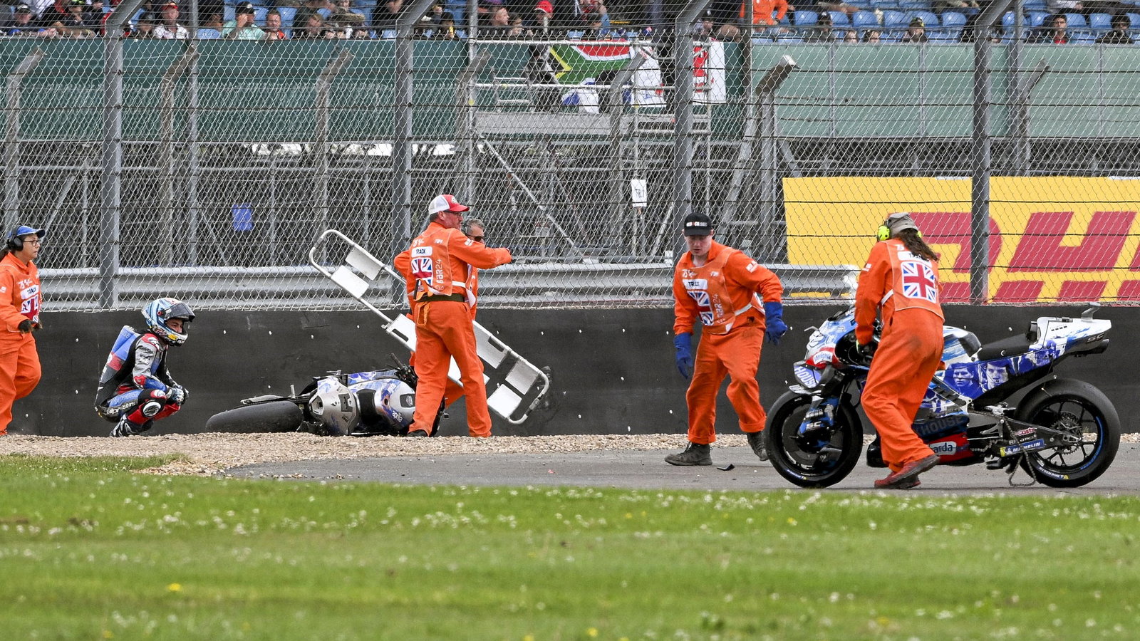 Miguel Oliveira, Raul Fernandez, 2024 British MotoGP crash