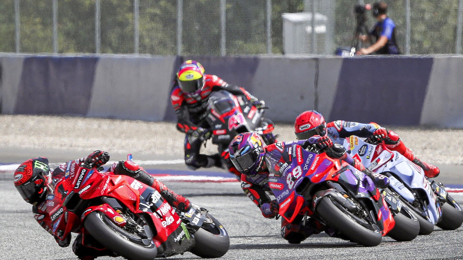 Bagnaia, Martin, Marquez, 2024 Austrian MotoGP