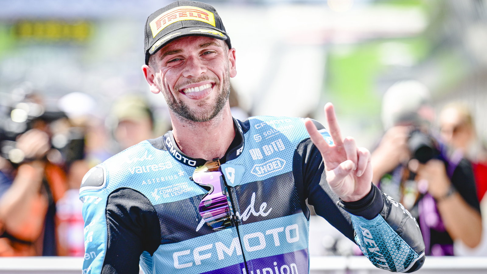 Jake Dixon, 2024 Moto2 Austrian Grand Prix, parc ferme.