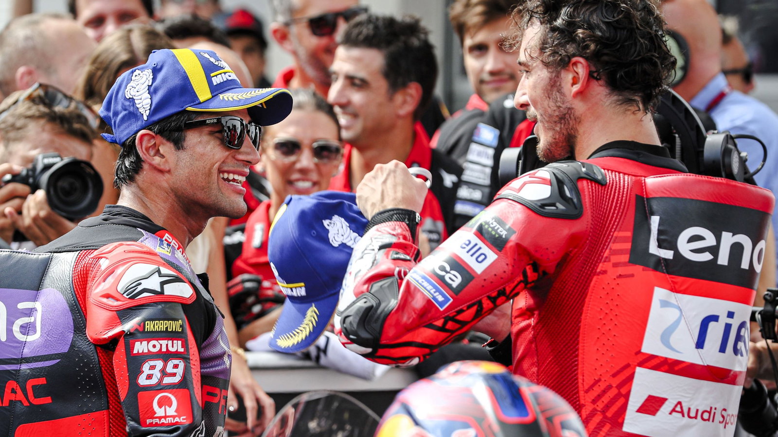 Jorge Martin, Francesco Bagnaia, 2024 Aragon MotoGP