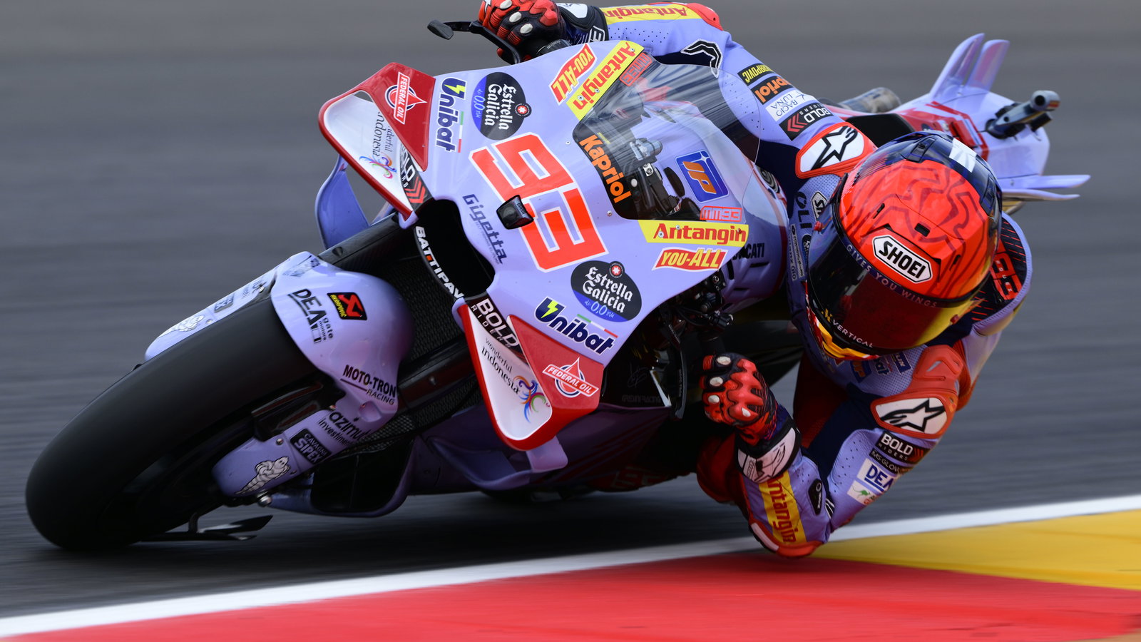 Marc Marquez, 2024 MotoGP Aragon Grand Prix. - Gold and Goose