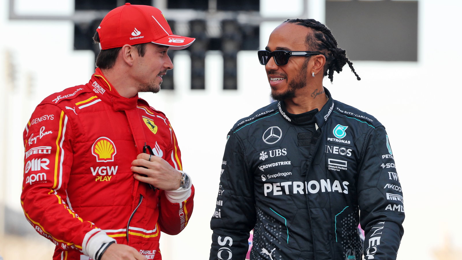 Charles Leclerc and Lewis Hamilton will become teammates next year