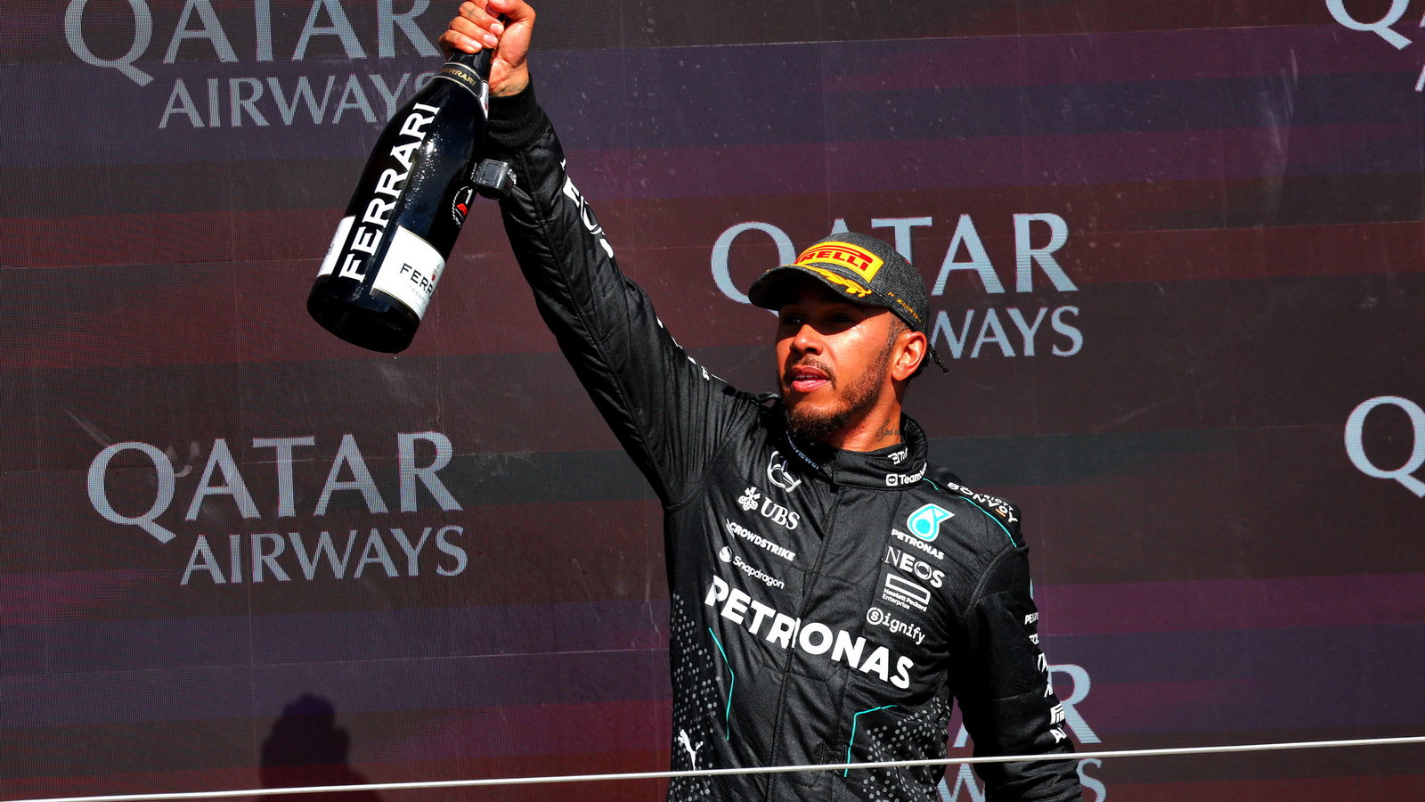 Lewis Hamilton at the British Grand Prix