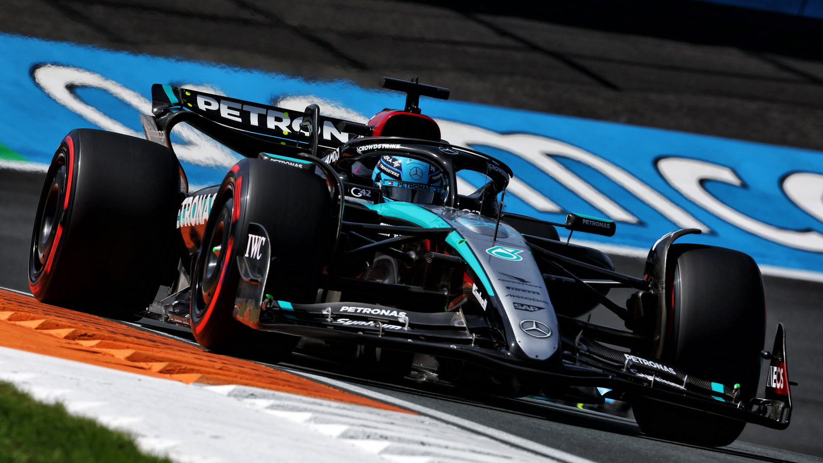 George Russell at the Dutch Grand Prix