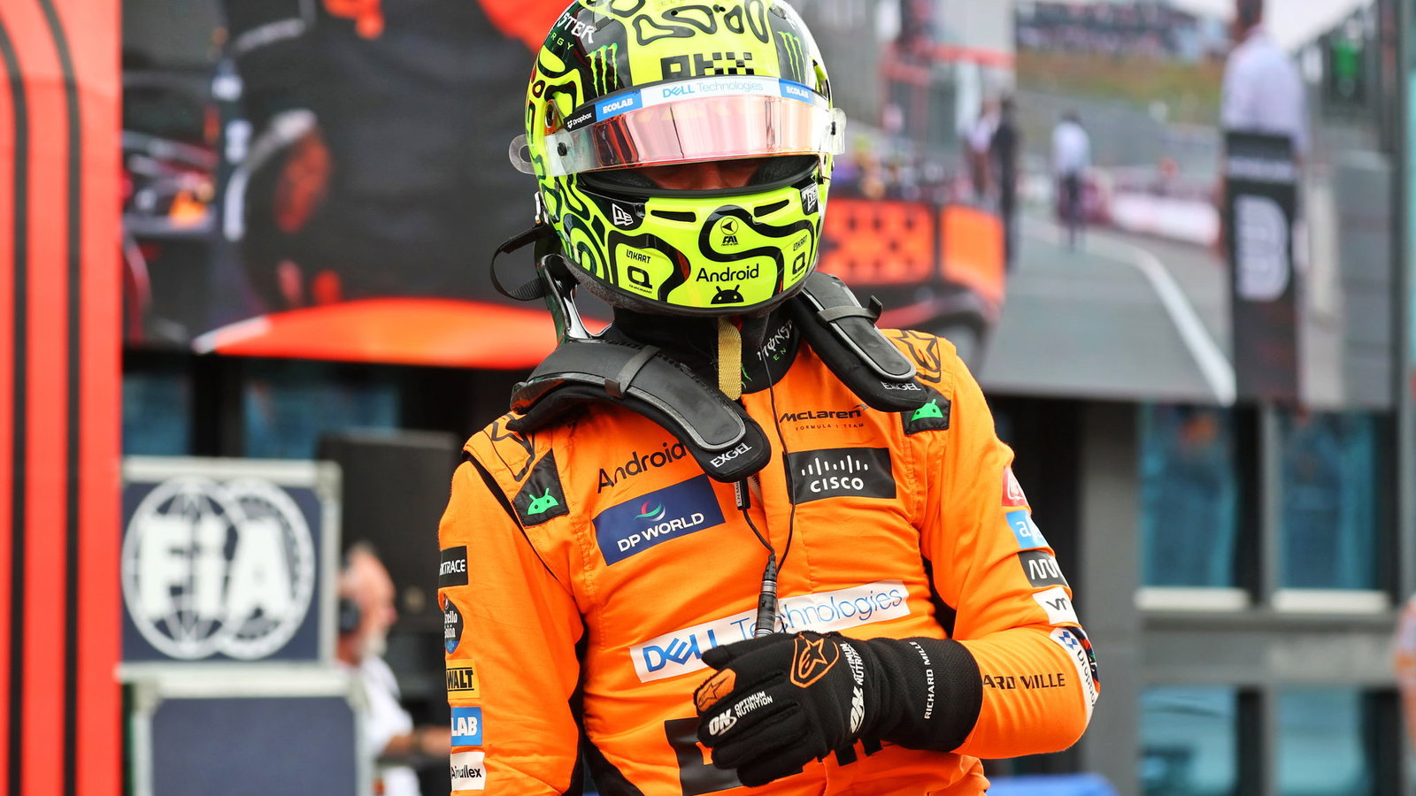 Lando Norris at the Dutch Grand Prix 