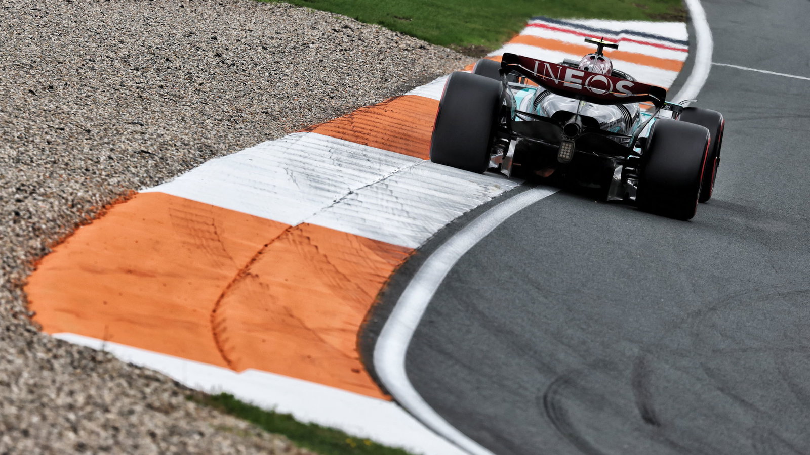 George Russell at the Dutch Grand Prix