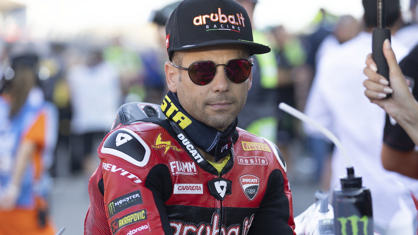 Alvaro Bautista, 2024 Portuguese WorldSBK, grid. Credit: Gold and Goose.