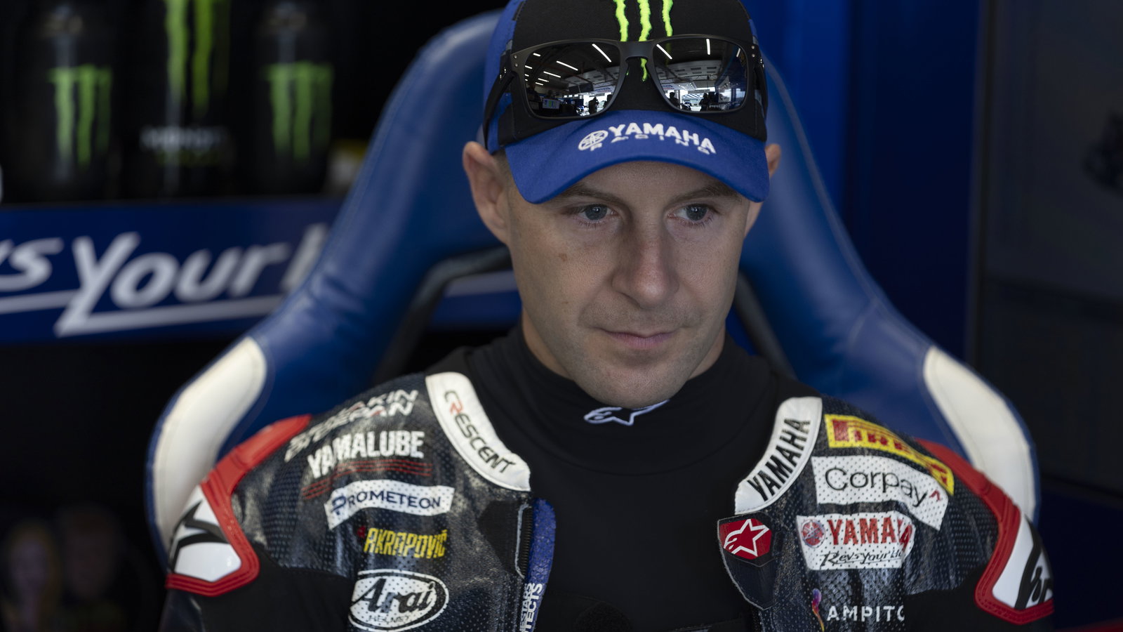 Jonathan Rea, 2024 French WorldSBK, pit box. Credit: Gold and Goose.