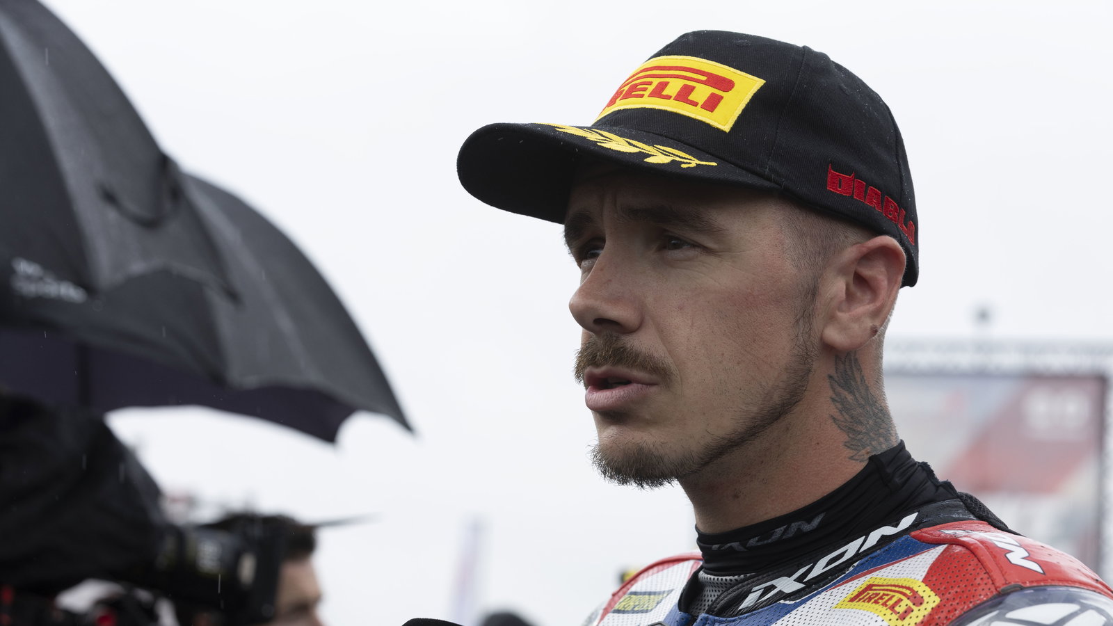 Scott Redding, 2024 French WorldSBK, parc ferme. Credit: Gold and Goose.