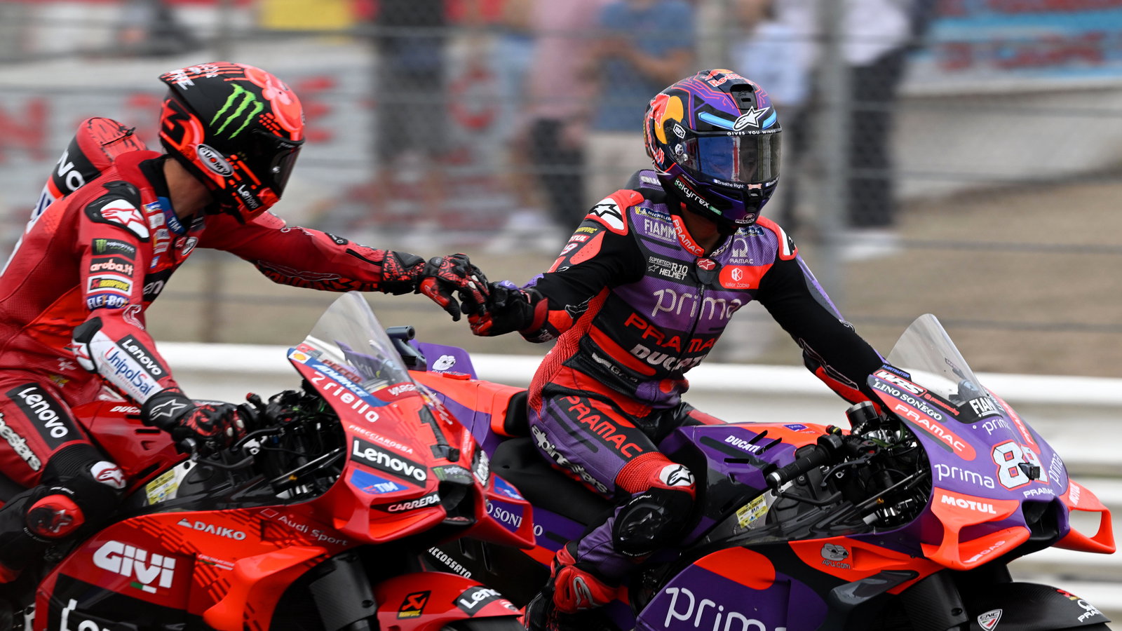 Francesco Bagnaia, Jorge Martin