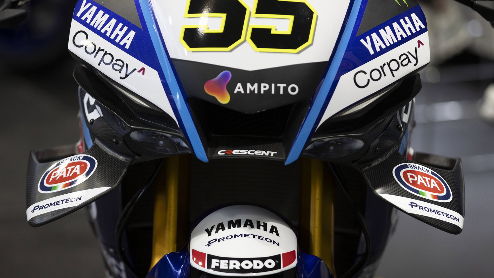 Updated #55 Yamaha R1 of Andrea Locatelli. Credit: Gold and Goose.