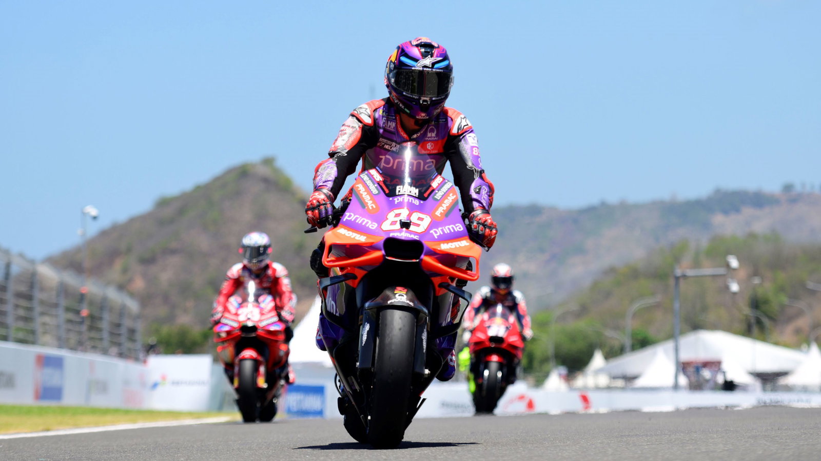 Jorge Martin, Enea Bastianini, Pedro Acosta, 2024 Indonesian MotoGP