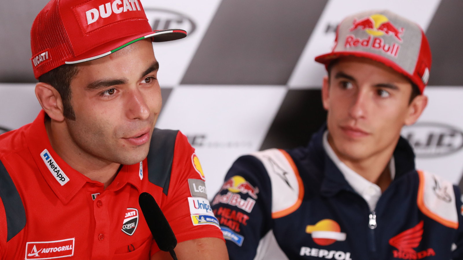 Danilo Petrucci and Marc Marquez