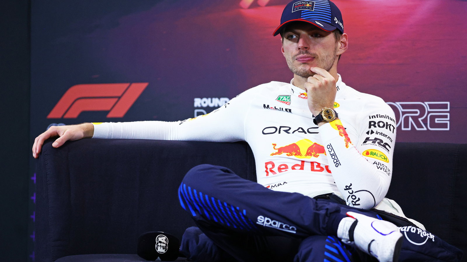 Max Verstappen in Sunday's FIA post-race press conference 