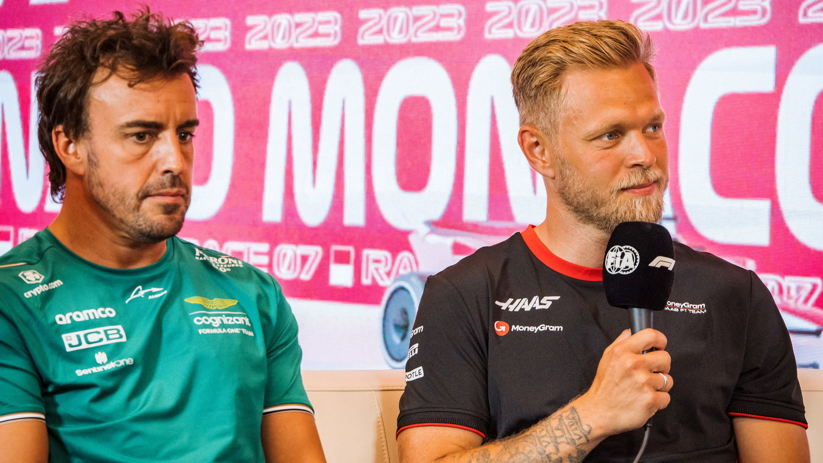 Fernando Alonso and Kevin Magnussen