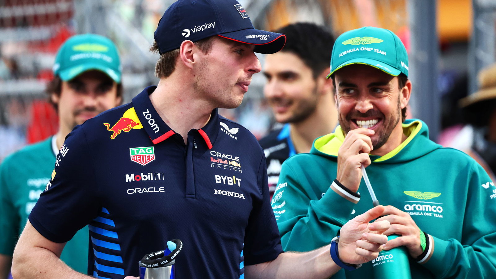 Max Verstappen and Fernando Alonso