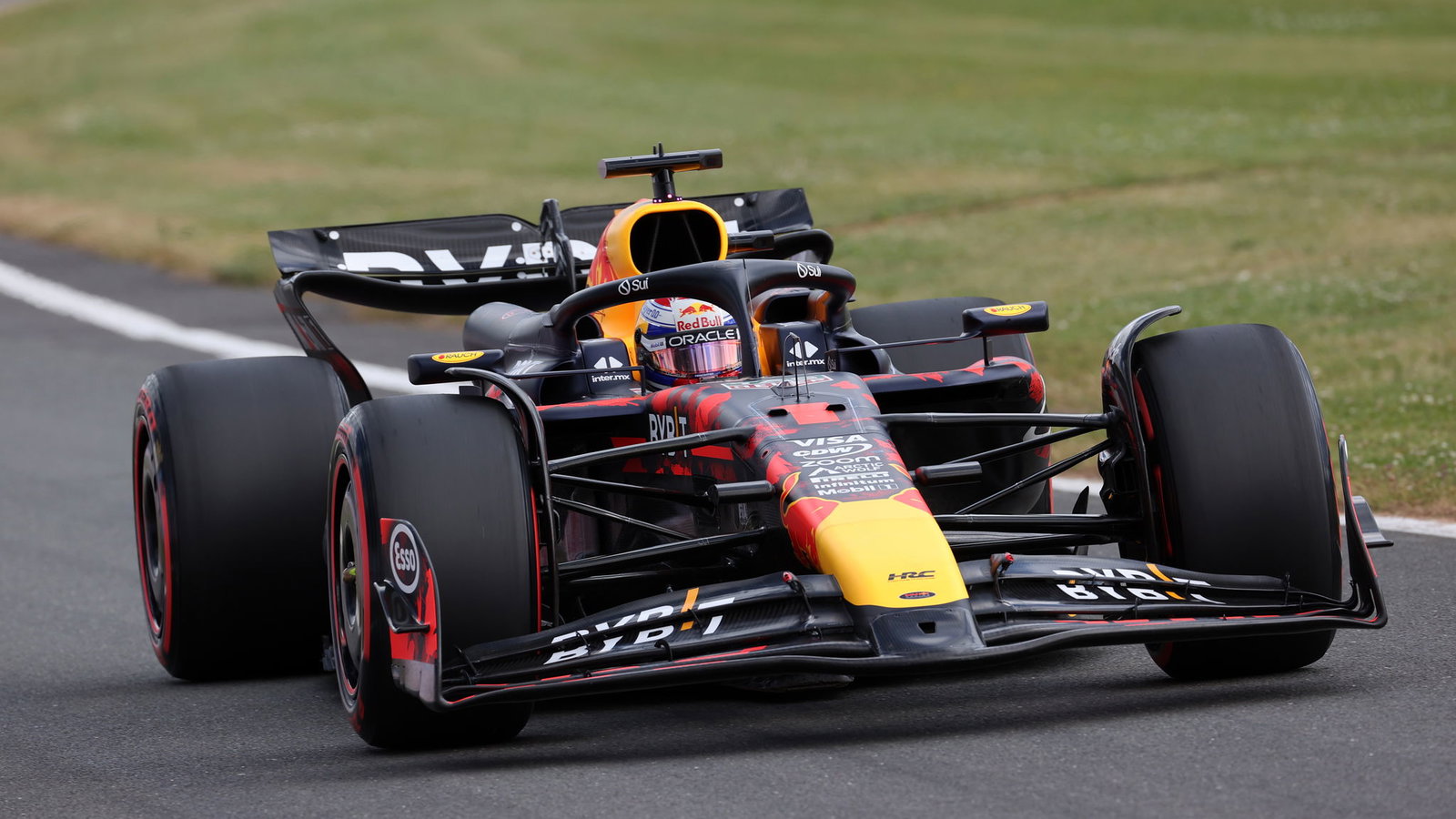 Red Bull's special livery at Silverstone 