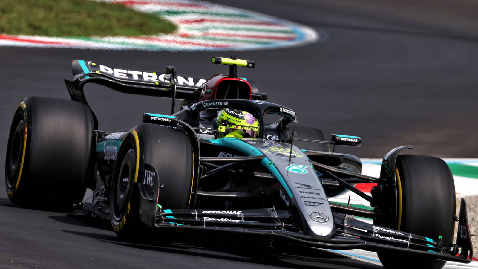 Mercedes on track at Monza