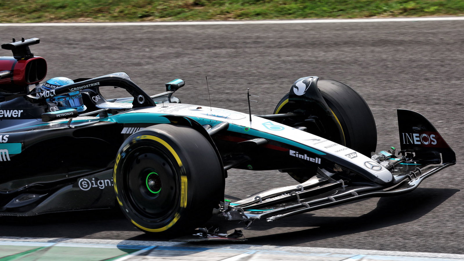 George Russell at Monza