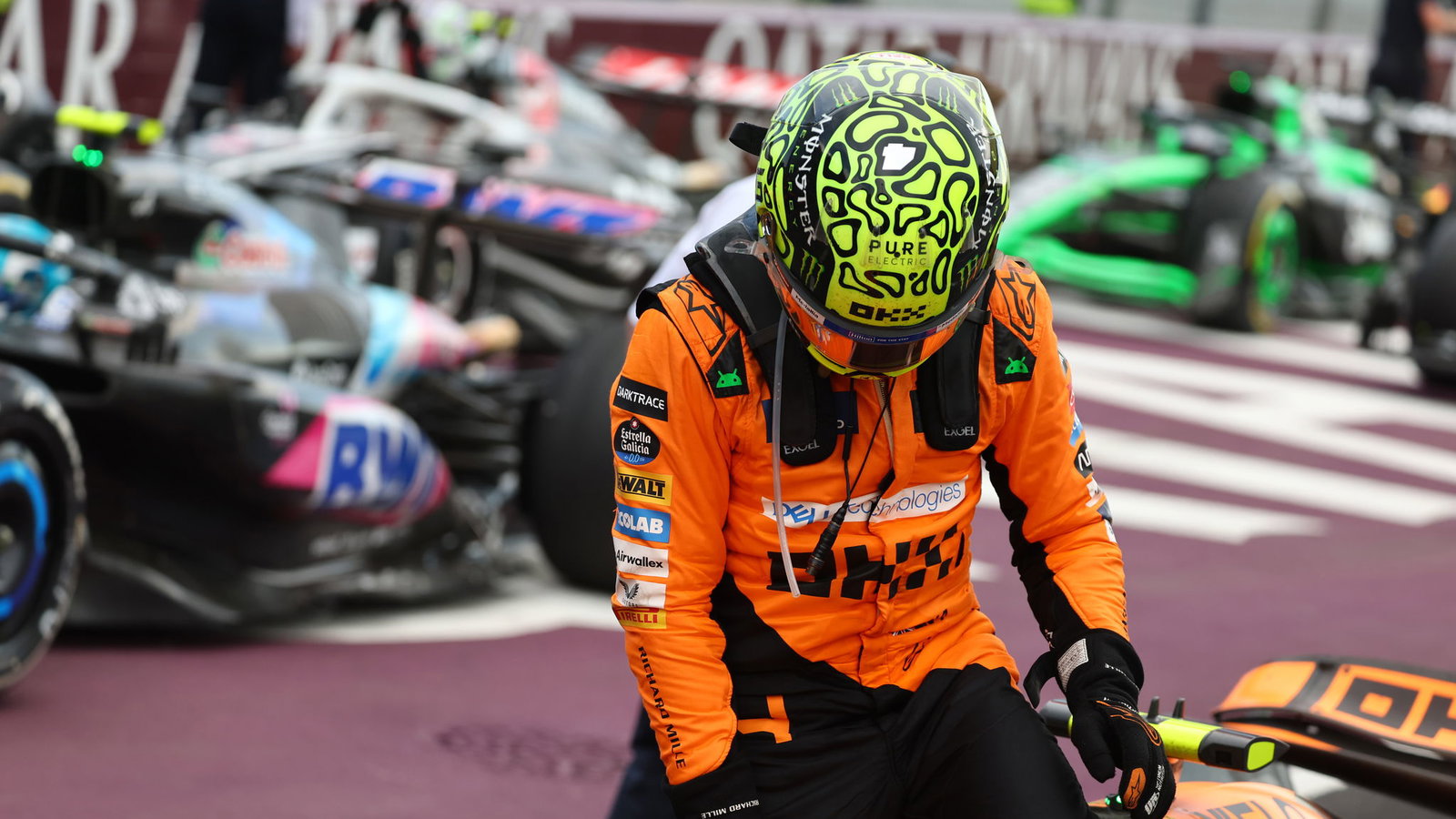 Lando Norris at the Italian Grand Prix 