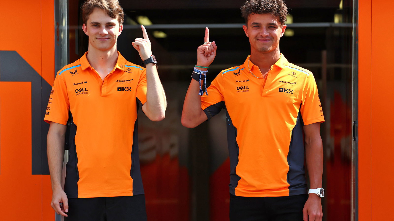 Oscar Piastri and Lando Norris