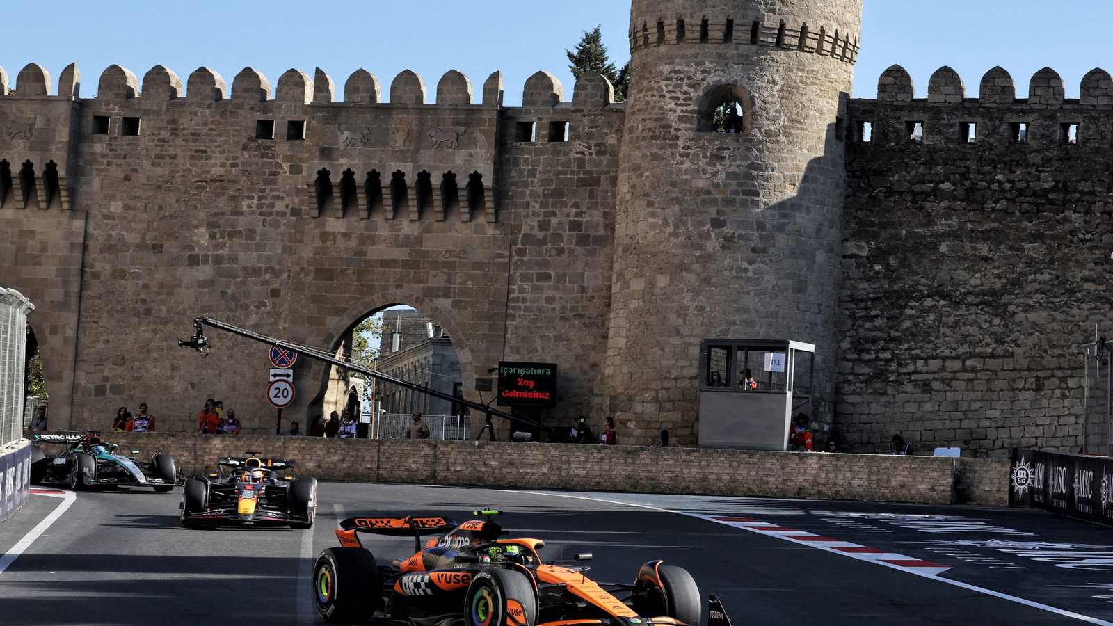 Lando Norris at the Azerbaijan Grand Prix 