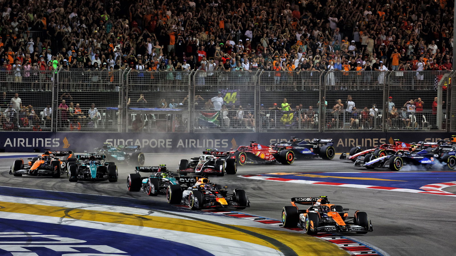 Start of the Singapore Grand Prix