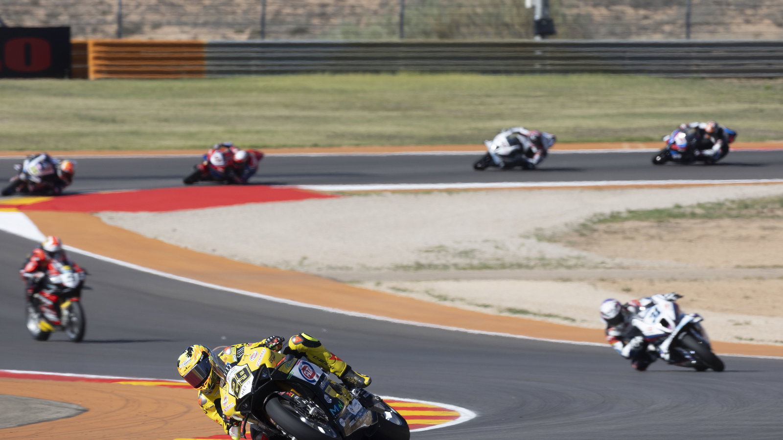 Andrea Iannone, 2024 Aragon WorldSBK. - Gold and Goose